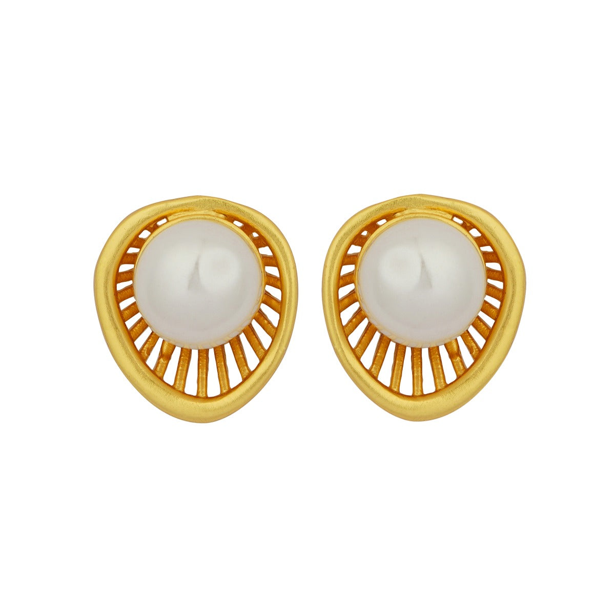 Aliza Pearl Earrings Online Jewellery Shopping India | Yellow Gold 14K |  Candere by Kalyan Jewellers